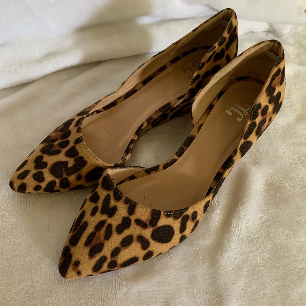 Leopard Print Wedges